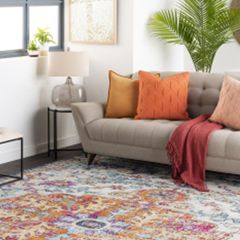 Vibrant Solid Throw Pillow