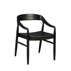 Black Modern Townsend Arm Chair