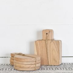 Primitive Farmhouse Assorted Coaster Sets Set of 2