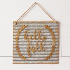 Hello Fall Hanging Sign