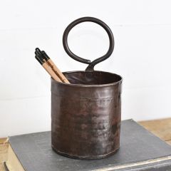Tin Pot Pencil Holder