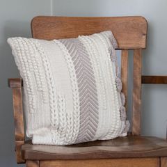 Textured Woven Accent Pillow