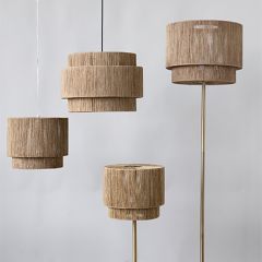 Paper String Shade Floor Lamp