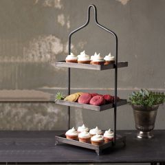 Triple Tier Metal Display