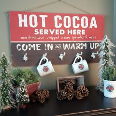 Holiday Cocoa Mug Wall Hook