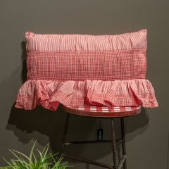 Ruffled Farmhouse Accent Pillow