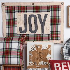 Plaid Joy Wall Banner
