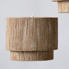 2 Tier Paper String Pendant Light
