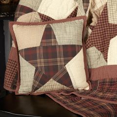 Country Star Quilted Pillow