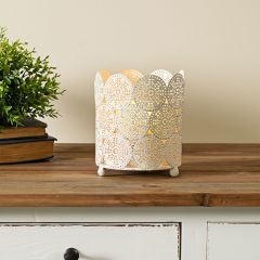 Iron Medallions Candle Holder