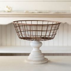 Basket Pedestal Display Stand
