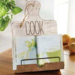 Rustic Cookbook Holder