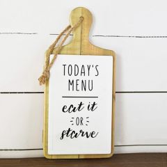 Funny Menu Sign