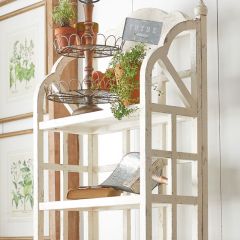 Tall Farmhouse Fir Wood Shelf