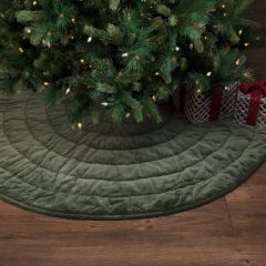 Festive Velvet Christmas Tree Skirt