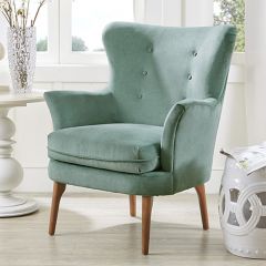 Modern Farmhouse Seafoam Accent Chair