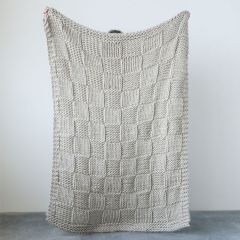 Chunky Knit Throw Blanket