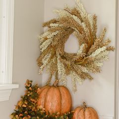 Rustic Decorative Heather Wreath