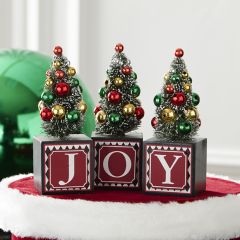 Tabletop Trees on JOY Blocks 3 Piece Set