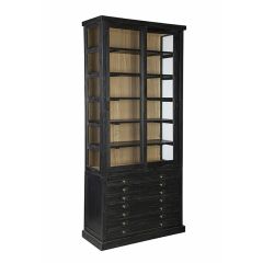 Reclaimed Wood SIngle Farmhouse Display Cabinet