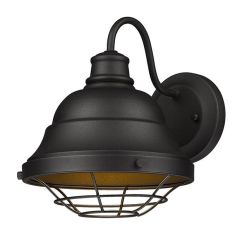 Bartlett Outdoor Medium Wall Sconce in Natural Black