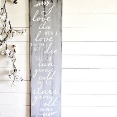 Love Thee Wood Wall Decor