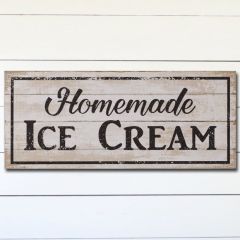 Homemade Ice Cream Sign