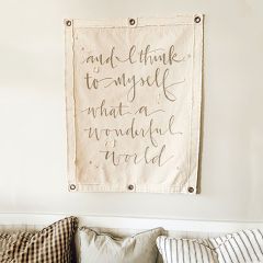 Wonderful World Wall Decor