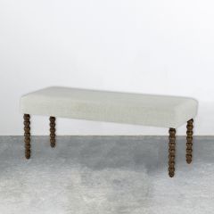 Classic Spindle Leg Bench