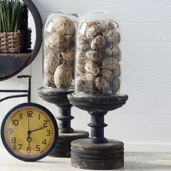Glass Cloche On Pedestal Base