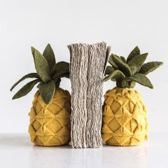 Wool Felt Pineapple Bookends