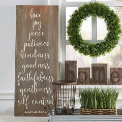 GALATIANS Barn Board Wall Sign