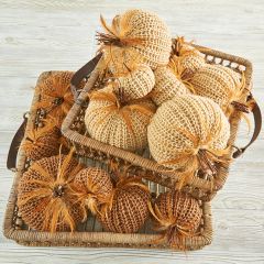 Rattan Rectangle Nesting Trays Set of 2