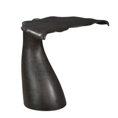Metal Whale Tale End Table