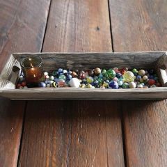 LONG Decorative Wood Tray