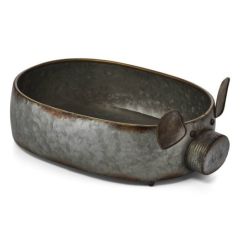 Metal Pig Planter