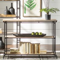 3 Tier Industrial Farmhouse Bookshelf