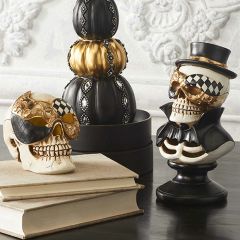 Tabletop LED Masquerade Skeleton