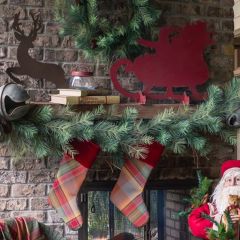 Rustic Faux Pine Garland