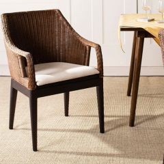 Woven Rattan Arm Chair