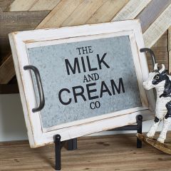 Milk and Cream Co Trays Set of 2