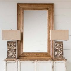 Oak Framed Mirror