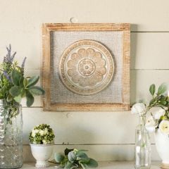 Lightly Whitewashed Wall Decor