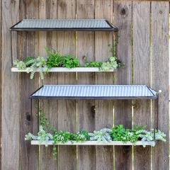 Shadow Box Wall Planter Shelf Set of 2