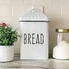 Enamel Bread Box
