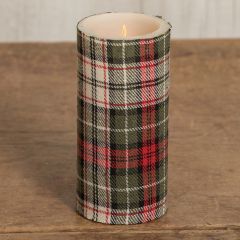 Tartan Candle