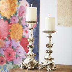 Elegant Ornate Candle Holders Set of 2