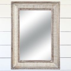 Wood Frame Farmhouse Mirror