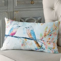 Birds On A Branch Accent Pillow