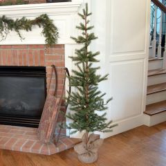 Skinny Pine Tree Decor